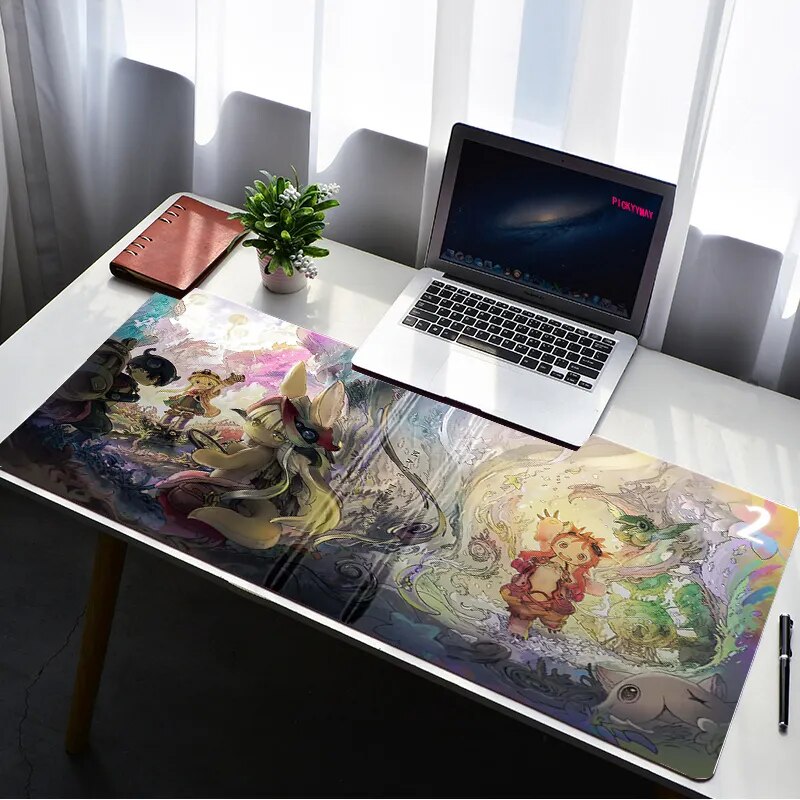This mousepad captures the magic of Made in Abyss. If you're looking for more Made in Abyss merch, we have it all! Check out our anime merch now—free shipping!