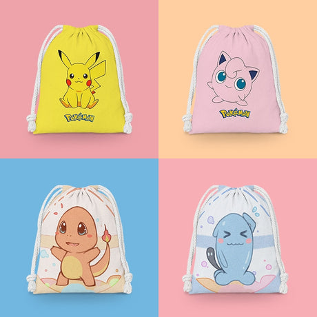 Introducing the cutest Pokemon Draw String bag! | If you are looking for more Pokemon Merch, We have it all! | Check out all our Anime Merch now!