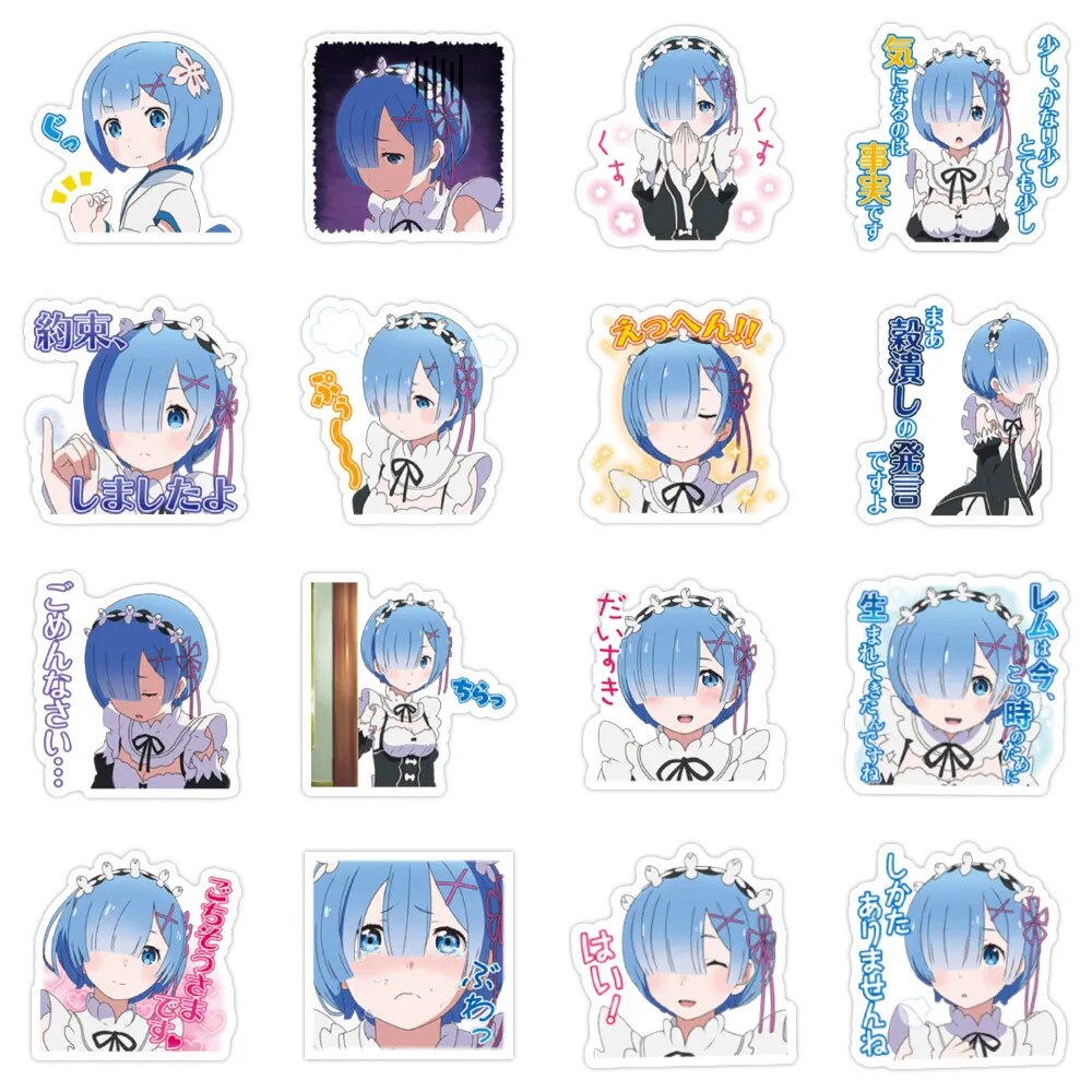 This stickers captures the magic of Re Zero. If you're looking for more Re Zero merch, we have it all! Check out our anime merch now—free shipping!