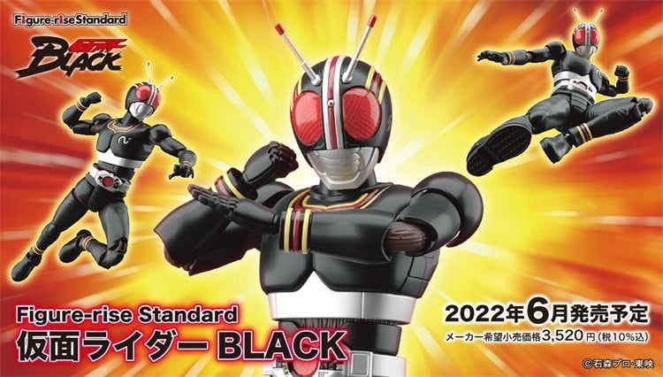 Kamen Rider Black Assembly Model Figure