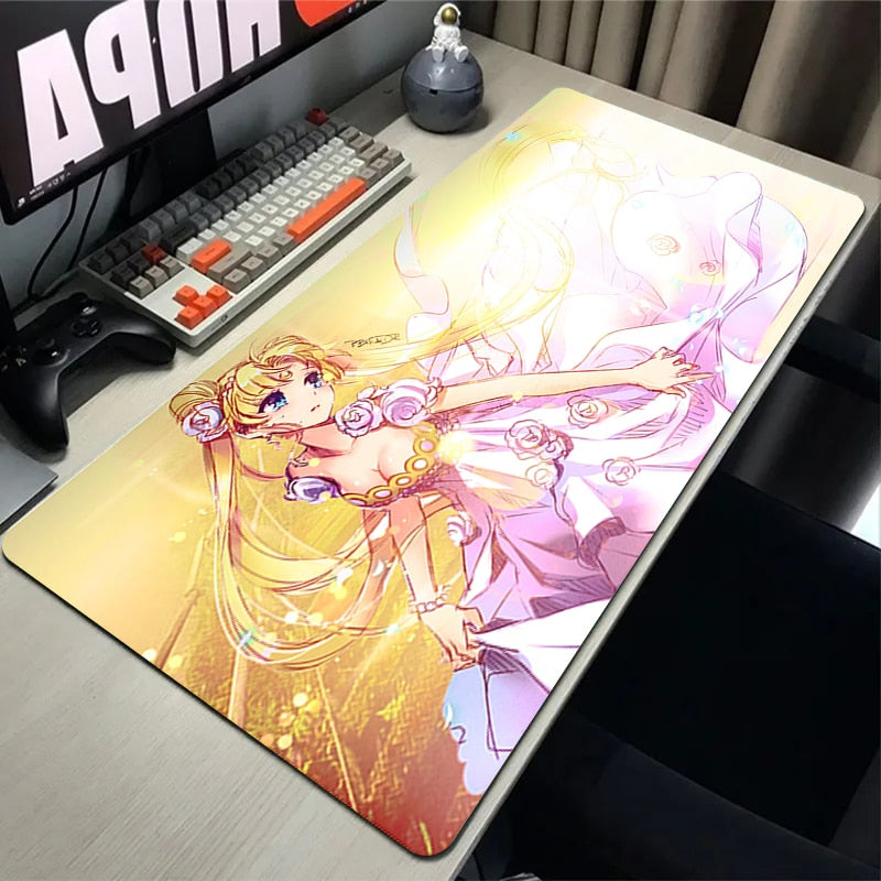 This mouse pad captures the magic of Sailor Moon. If you're looking for more Sailor Moon merch, we have it all! Check out our anime merch now—free shipping!