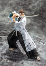 This figure of Sosuke, featuring his signature smirk radiates confidence and strength. If you are looking for more Bleach Merch, We have it all! | Check out all our Anime Merch now!