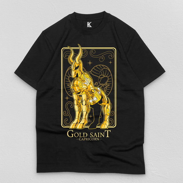 Immerse yourself in this striking Capricorn Tee, perfect for anime fans. Looking for more Saint Seiya merch? Explore our full collection of anime merch now!