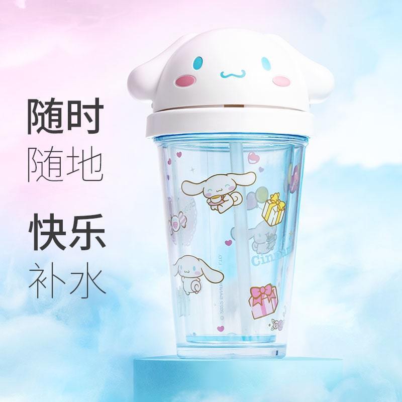 Cinnamoroll straw water cup