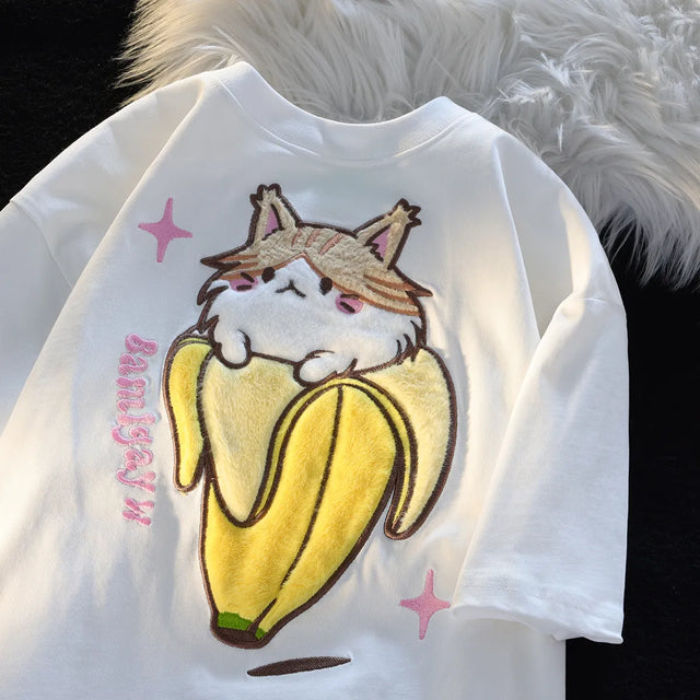 Dive into a world of cuteness & comfort with our Banana Hamster T-shirt. If you are looking for more Hamster Anime Merch, We have it all!| Check out all our Anime Merch now!
