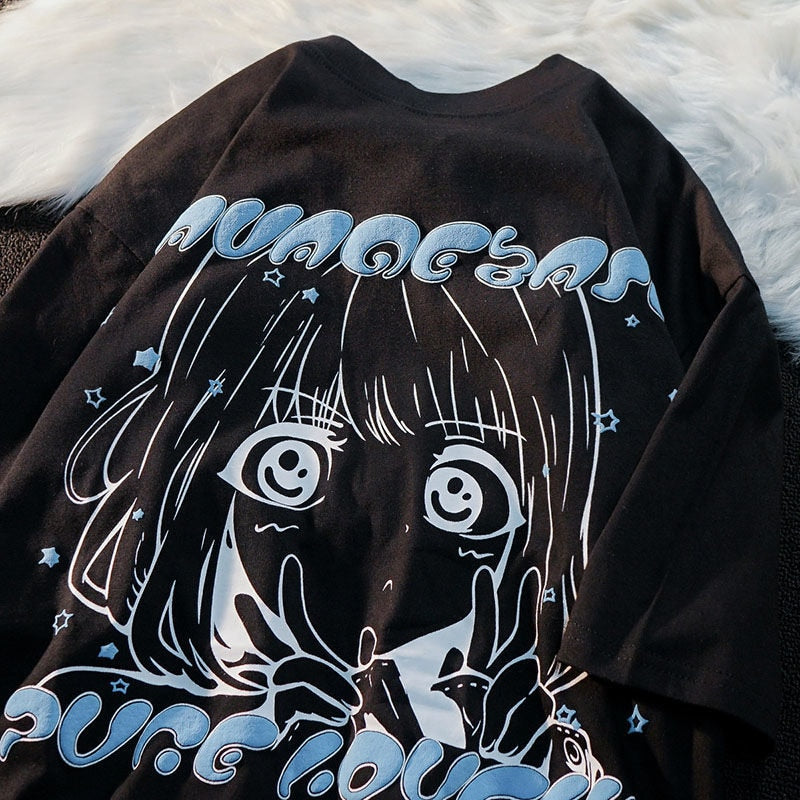 Divine Comfort Aqua Oversized Tee - Konosuba Collection