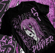 Here at Everythinganimee we only have the best shirts in the world! Channel the chaotic energy of Power from "Chainsaw Man" with this striking T-shirt.