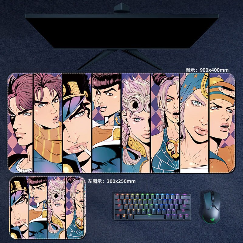 This mousepad captures the magic of JoJo's Bizarre Adventure. Want more merch? We’ve got it all—check out our anime store now with free shipping!