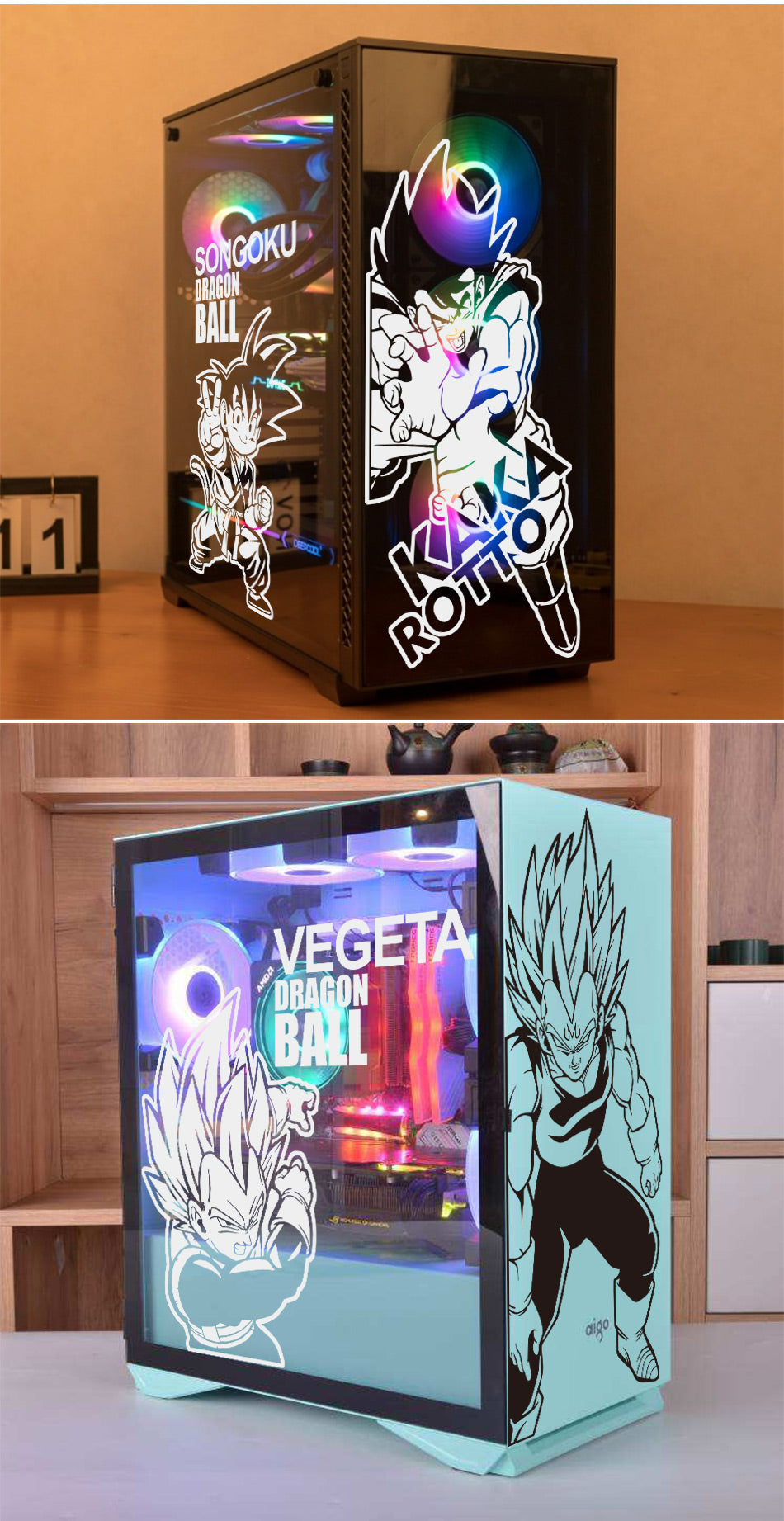 Dragon Ball PC Case Stickers