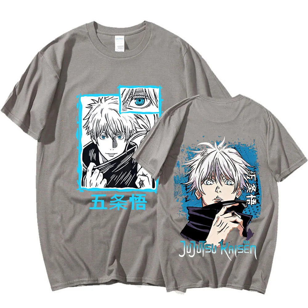 This shirt embodies the spirit of adventure in the world of Jujutsu Kaisen. If you are looking for more Jujutsu Kaisen Merch, We have it all!| Check out all our Anime Merch now!