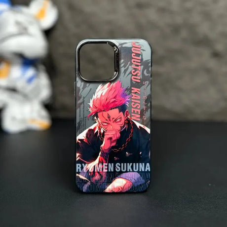 This Phone case features the formidable Sukuna, radiating his malevolent aura. | If you are looking for more Jujutsu Kaisen Merch, We have it all! | Check out all our Anime Merch now! 