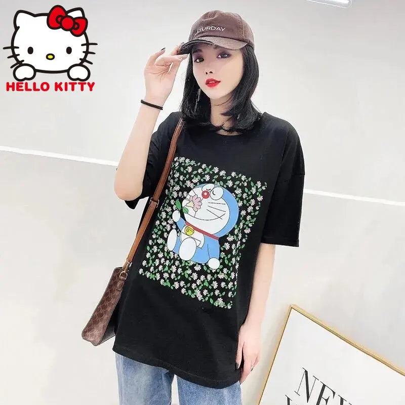This t-shirt celebrates the beloved Doraemon, ideal for both spring & summer. | If you are looking for more Doraemon Merch, We have it all! | Check out all our Anime Merch now!