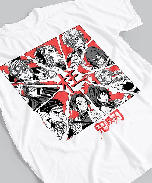 This tee captures the magic of Hashira. If you're looking for more Demon Slayer merch, we have it all! Check out our anime merch now—free shipping!