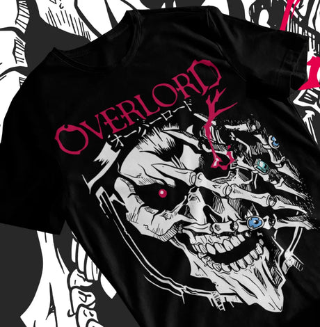 Here at Everythinganimee we have only the best anime merch! Free Global Shipping.
Embrace the dark and powerful presence of Ainz Ooal Gown from Overlord with this striking T-shirt. Featuring the fearsome undead overlord himself, this tee is a must-have for fans of the anime and manga series. With its bold design and comfortable fit,