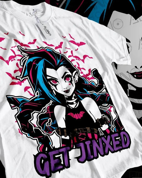 This tee captures the magic of Jinx. If you're looking for more Arcane merch, we have it all! Check out our anime merch now—free shipping!