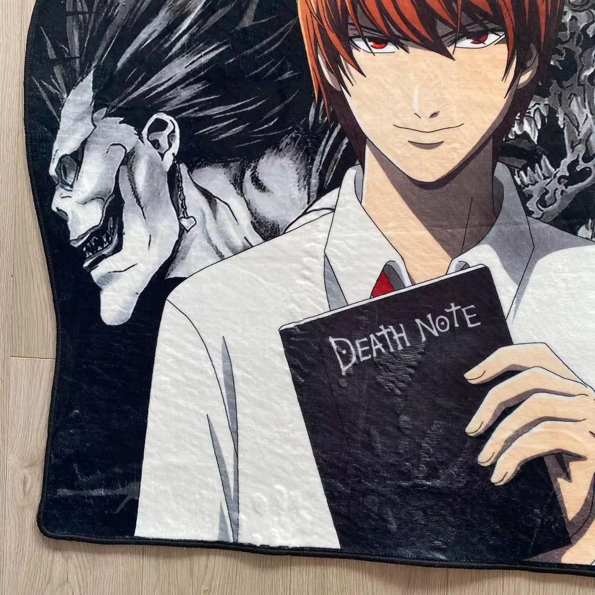 Make a statement right at your doorstep with the Death Note Light Yagami Doormat. If you are looking for more Death Note Merch, We have it all! | Check out all our Anime Merch now!