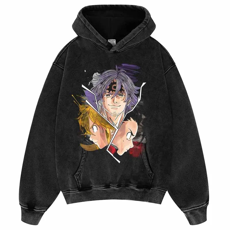 This Hoodie  celebrates the beloved Seven deadly sins Series, ideal for both Autumn And Winter. | If you are looking for more Seven deadly sins Merch, We have it all! | Check out all our Anime Merch now!