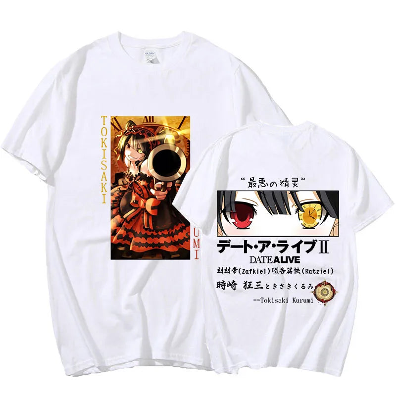 This T-shirt embodies the allure of Tokisaki, one of most captivating characters.If you are looking for more Date A Live Merch, We have it all!| Check out all our Anime Merch now!