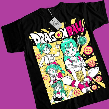 Here at Everythinganimee we only have the best shirts in the world! Step into the world of Dragon Ball with the vibrant Bulma Evolution Tee, capturing one of the most iconic and stylish characters from the series! This bold shirt features multiple designs of Bulma in her classic looks, showcasing her evolution throughout the saga.