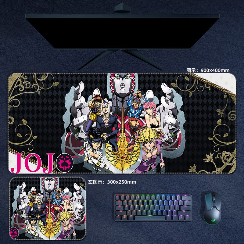 This mousepad captures the magic of JoJo's Bizarre Adventure. Want more merch? We’ve got it all—check out our anime store now with free shipping!