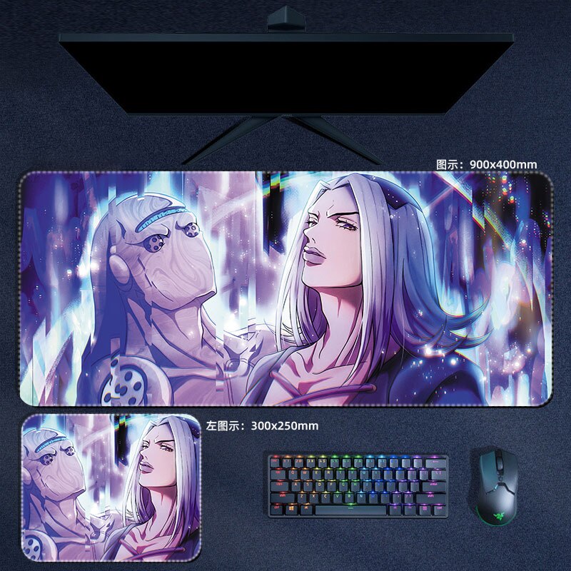 This mousepad captures the magic of JoJo's Bizarre Adventure. Want more merch? We’ve got it all—check out our anime store now with free shipping!