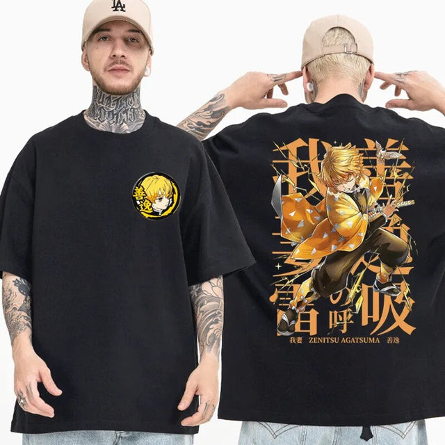 This shirt embodies the spirit of adventure in the world of Demon Slayer. If you are looking for more Demon Slayer Merch, We have it all!| Check out all our Anime Merch now!