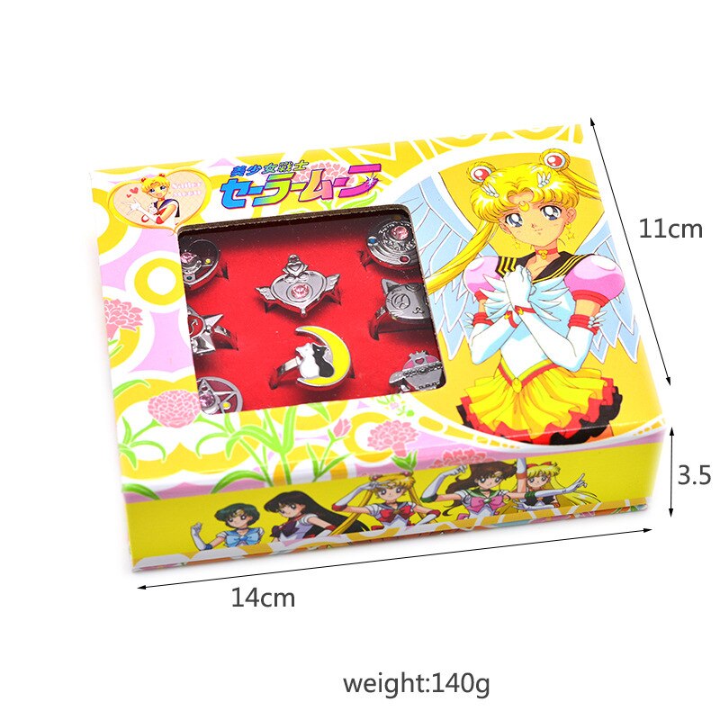 Sailor Moon Rings Set
