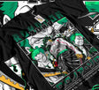 Here at Everythinganimee we have only the best anime merch! Free Global Shipping.
Unleash your inner swordsman with this vibrant and bold Zoro T-shirt! Featuring the iconic Roronoa Zoro from the legendary anime One Piece, this tee is a must-have for any true fan.