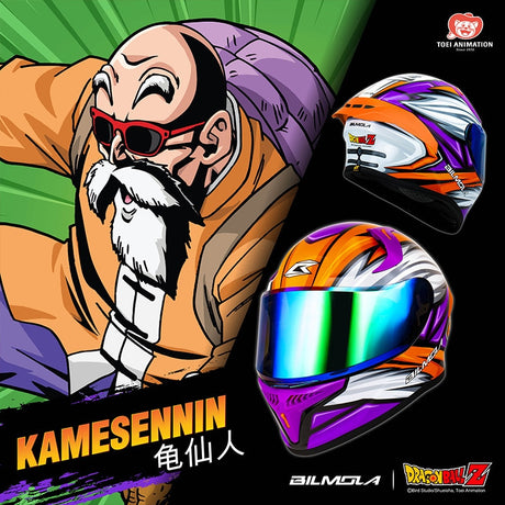 This helmet captures the magic of Dragon Ball Z. If you're looking for more Dragon Ball Z merch, we have it all! Check out our anime merch now—free shipping!