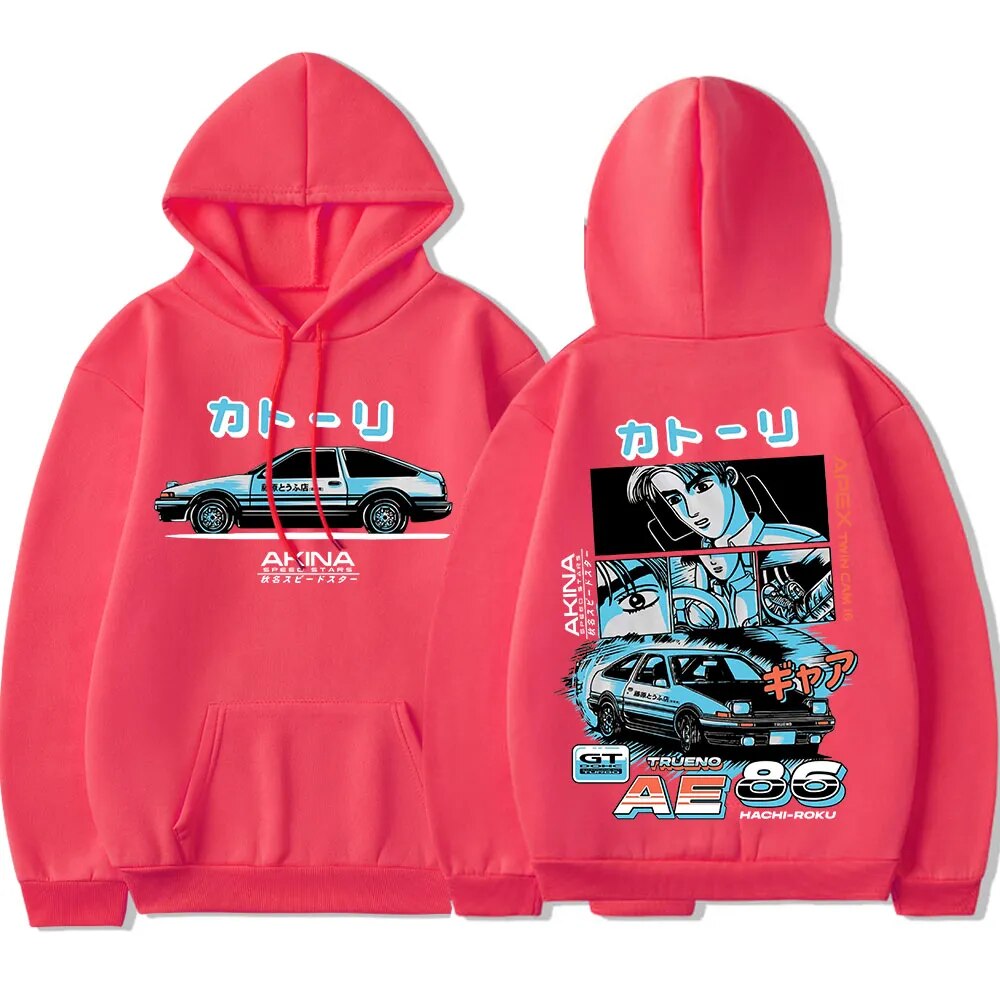 Get your drift on with our Initial D Hachiroku Takumi Hoodie | | If you are looking for more Initial D Merch, We have it all! | Check out all our Anime Merch now!