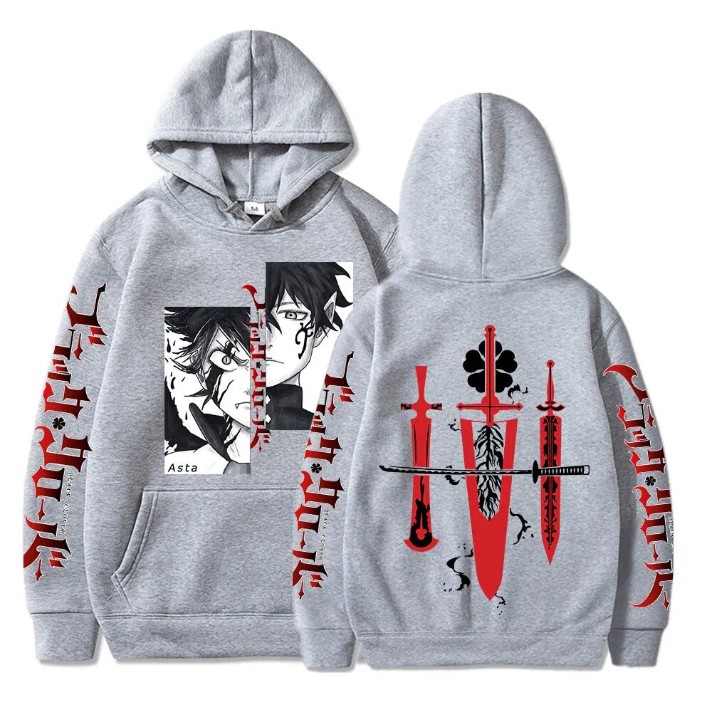 This hoodie embodies the power of two rivals destined for greatness.| If you are looking for more Black Clove Merch, We have it all! | Check out all our Anime Merch now!