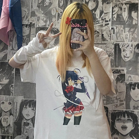 Show your love for Aya Komichi & the vibrant world this eye-catching t-shirt!  If you are looking for more Kiniro Mosaic Merch, We have it all! | Check out all our Anime Merch now!