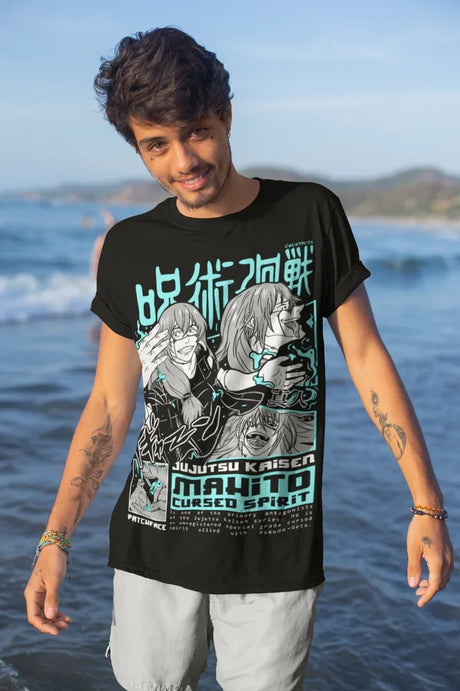 Here at Everythinganimee we have only the best anime merch! Free Global Shipping.
Unleash the power of the Jujutsu Kaisen with this amazing tee. Featuring a bold and intense design.