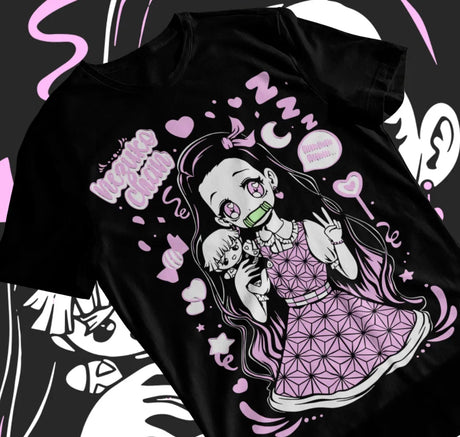 Here at Everythinganimee we have only the best anime merch! Free Global Shipping.
Show off your love for Nezuko Kamado with this adorable, kawaii-style t-shirt.