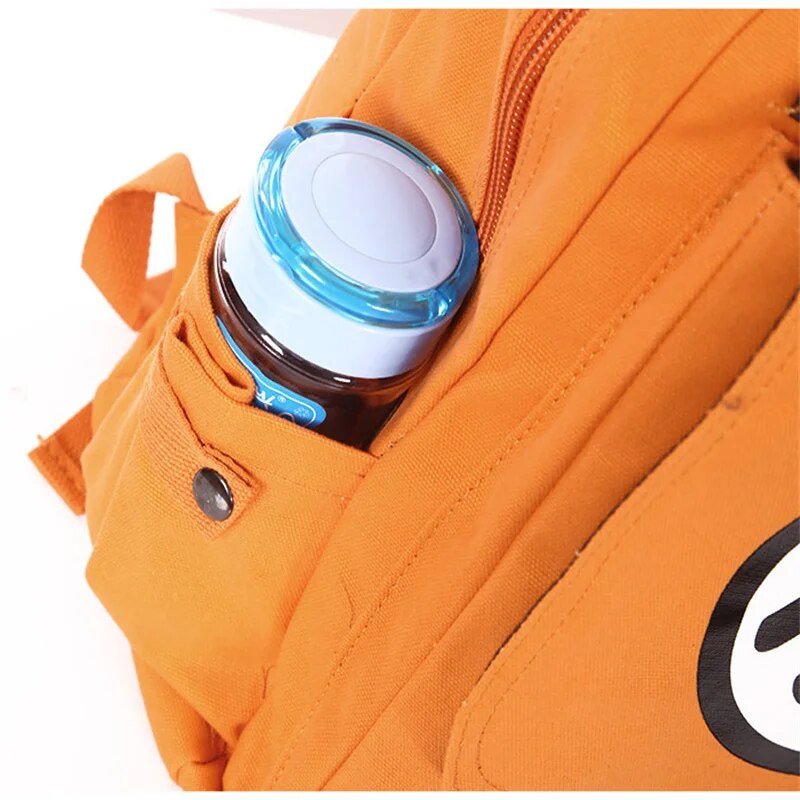 This backpack captures the magic of Dragon Ball Z. If you're looking for more Dragon Ball Z merch, we have it all! Check out our anime merch now—free shipping!