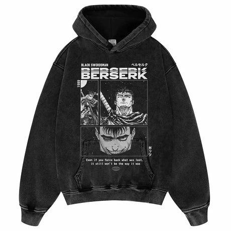 This Hoodie celebrates the beloved Berserk Series, ideal for both Autumn And Winter. | If you are looking for more Berserk Merch, We have it all! | Check out all our Anime Merch now!