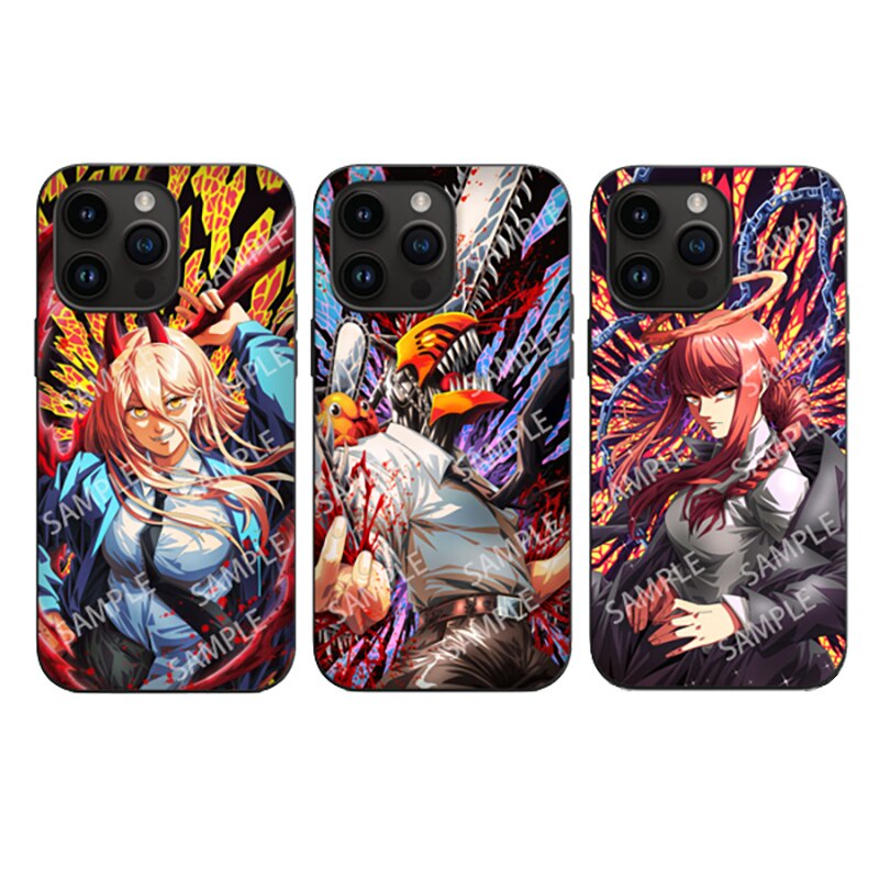 Chainsaw Man 3D Effect Phone Case