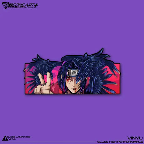  Each sticker captures the essence of Itachi Uchiha in a striking visual style. If you are looking for more Naruto Merch, We have it all! | Check out all our Anime Merch now!