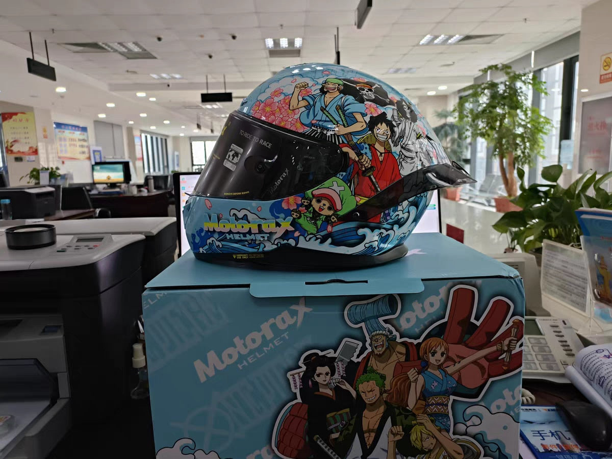 This helmet captures the magic of One Piece. If you're looking for more One Piece merch, we have it all! Check out our anime merch now—free shipping!