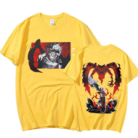 This shirt captures the magic of Asta. If you're looking for more Black Clover merch, we have it all! Check out our anime merch now—free shipping!