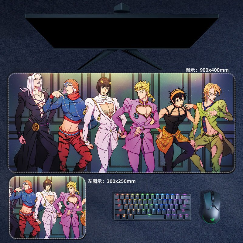 This mousepad captures the magic of JoJo's Bizarre Adventure. Want more merch? We’ve got it all—check out our anime store now with free shipping!