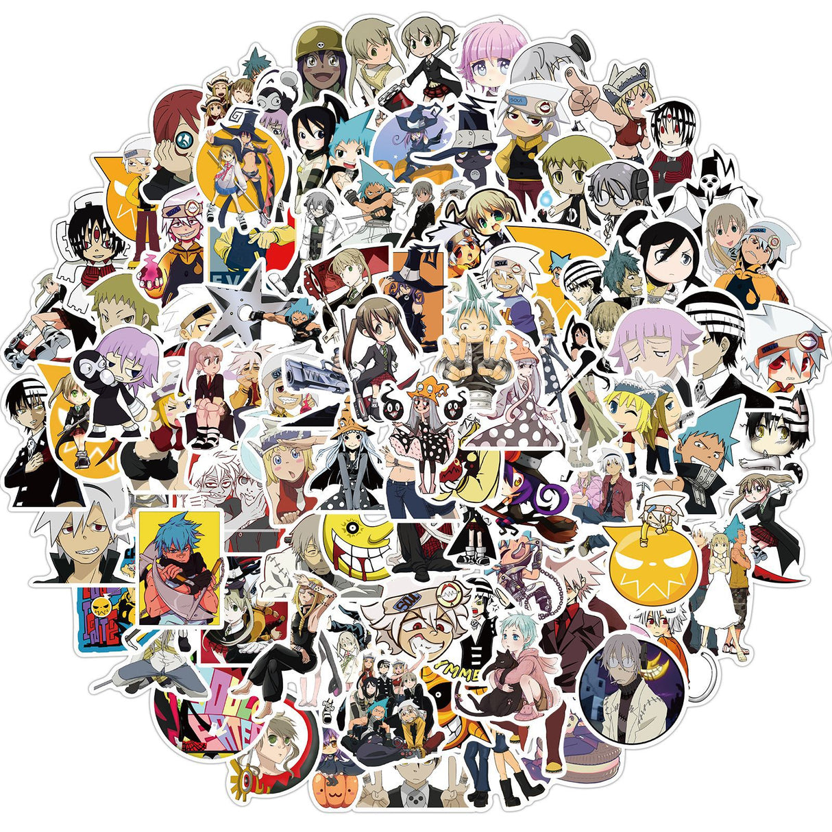 This stickers captures the magic of Soul Eater. If you're looking for more Soul Eater merch, we have it all! Check out our anime merch now—free shipping!