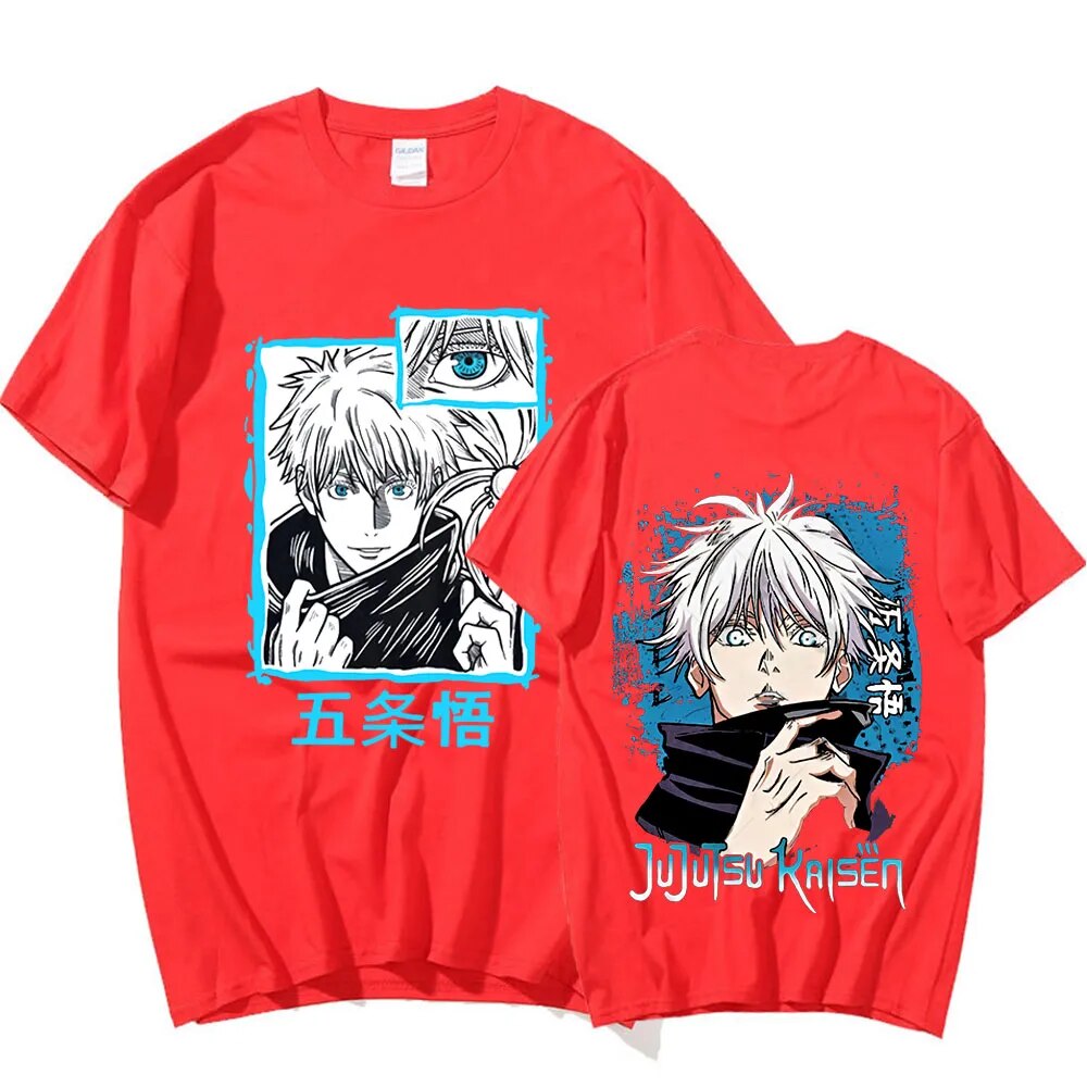 This shirt embodies the spirit of adventure in the world of Jujutsu Kaisen. If you are looking for more Jujutsu Kaisen Merch, We have it all!| Check out all our Anime Merch now!