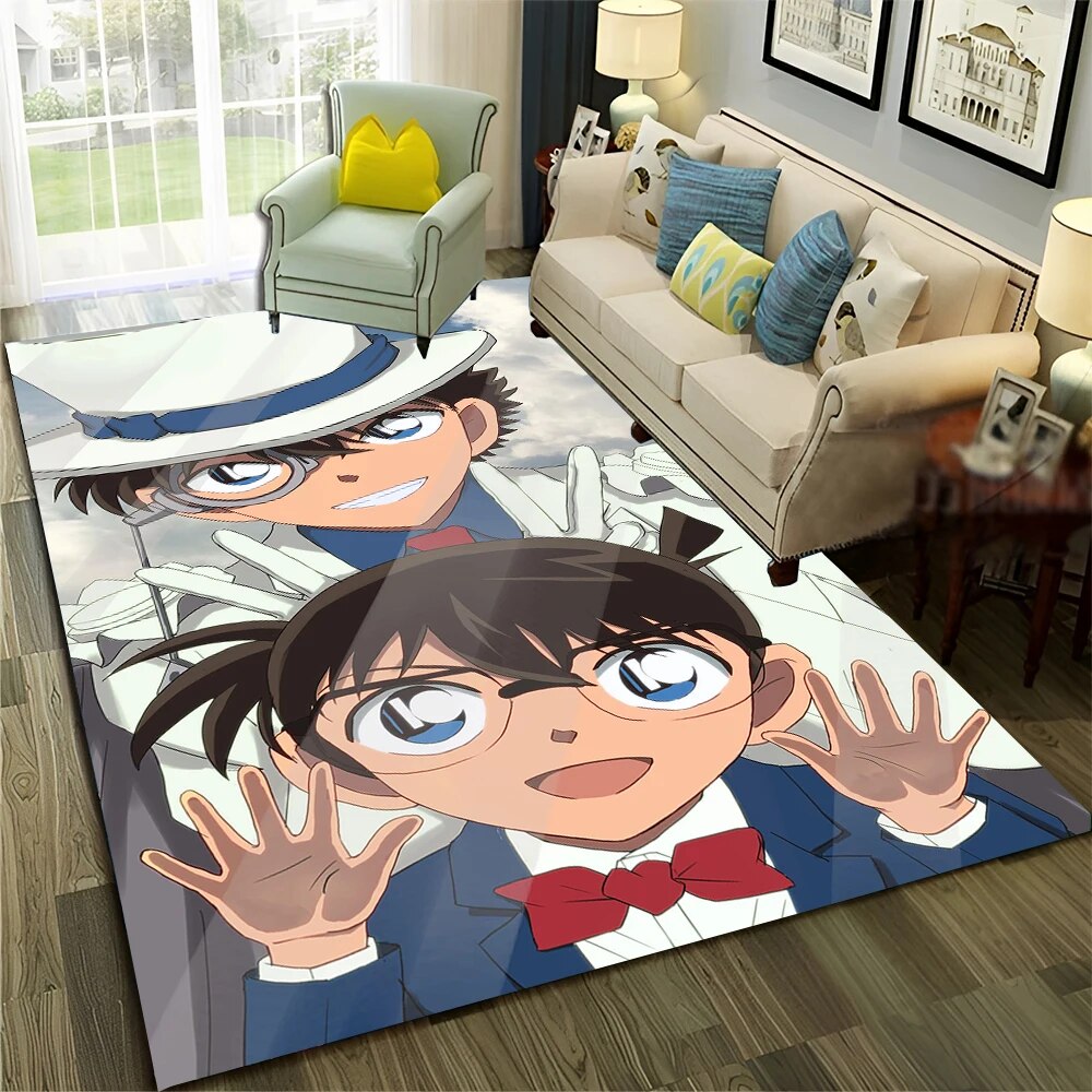 Upgrade & Customize you favorite space with out new  Case Closed Carpet | If you are looking for more Case Closed Merch, We have it all! | Check out all our Anime Merch now!