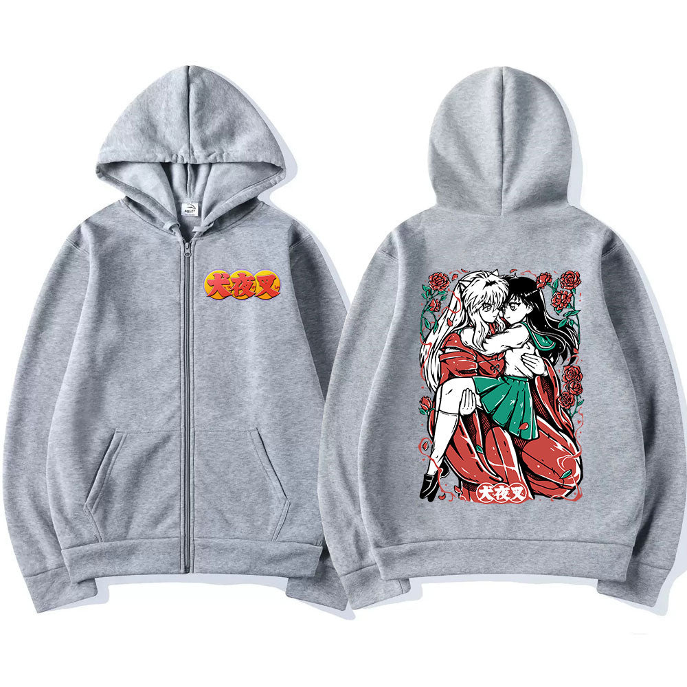 Upgrade your wardrobe today with our Inuyasha Zipper Hoodies  | If you are looking for more Inuyasha Merch, We have it all! | Check out all our Anime Merch now!