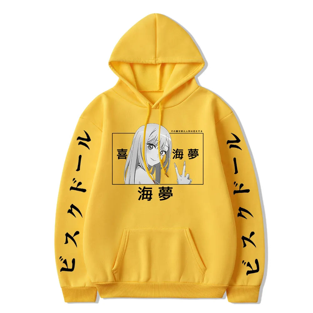 This hoodies captures the magic of Marin. If you're looking for more My Dress-Up Darling merch, we have it all! Check out our anime merch now—free shipping!