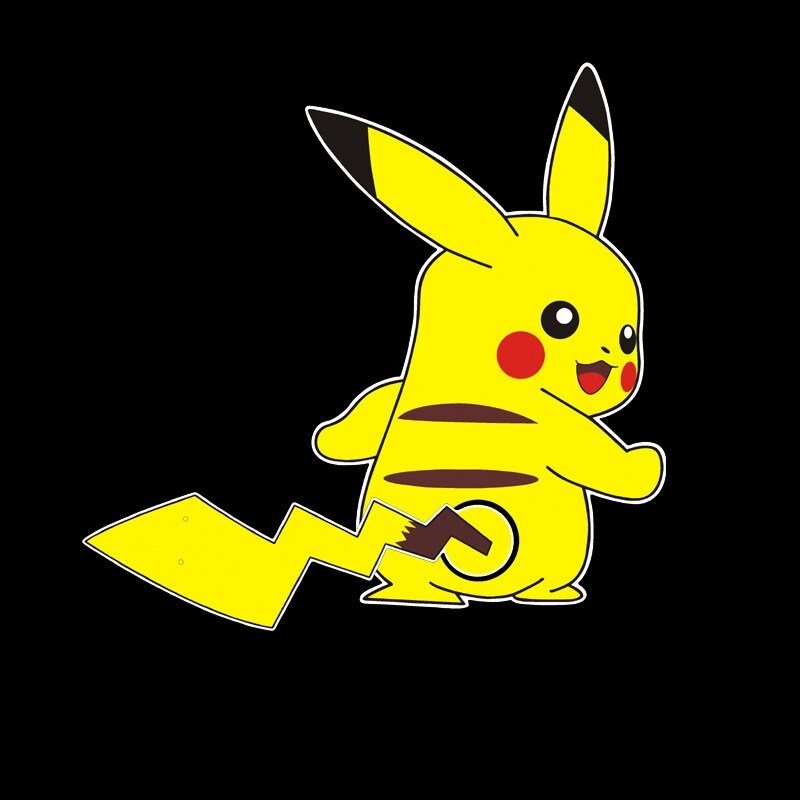 This car sticker captures the magic of Pikachu. If you're looking for more Pokemon merch, we have it all! Check out our anime merch now—free shipping!