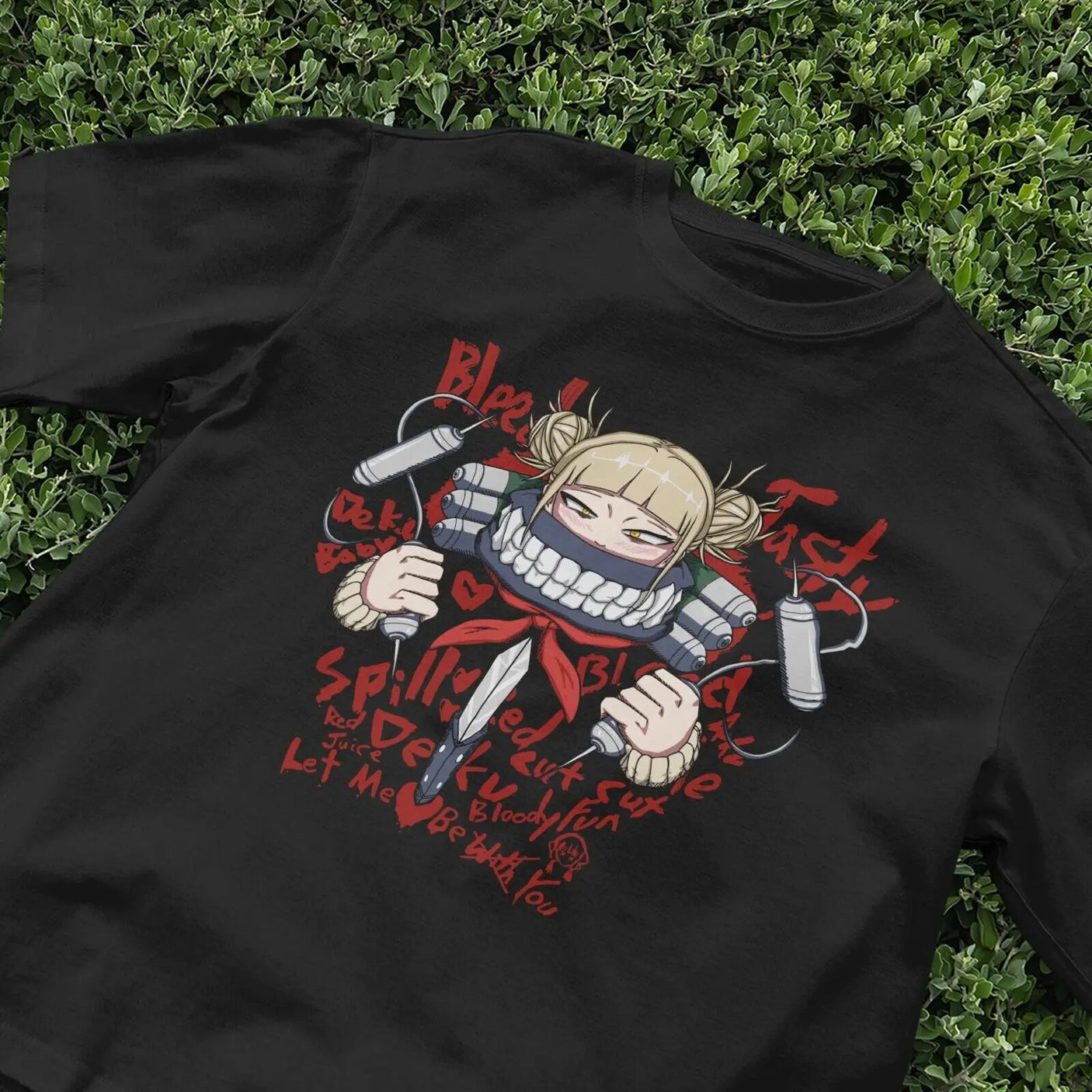 Here at Everythinganimee we have the best anime shirts in the world.
Dive into the chaos with this Toga-inspired Anime Themed T-Shirt. Featuring a bold and playful design, this tee captures the notorious spirit of Toga from the anime series.