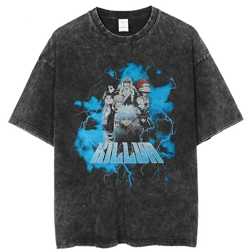 This shirt captures the magic of Hunter x Hunter. If you're looking for more Hunter x Hunter merch, we have it all! Check out our anime merch now—free shipping!