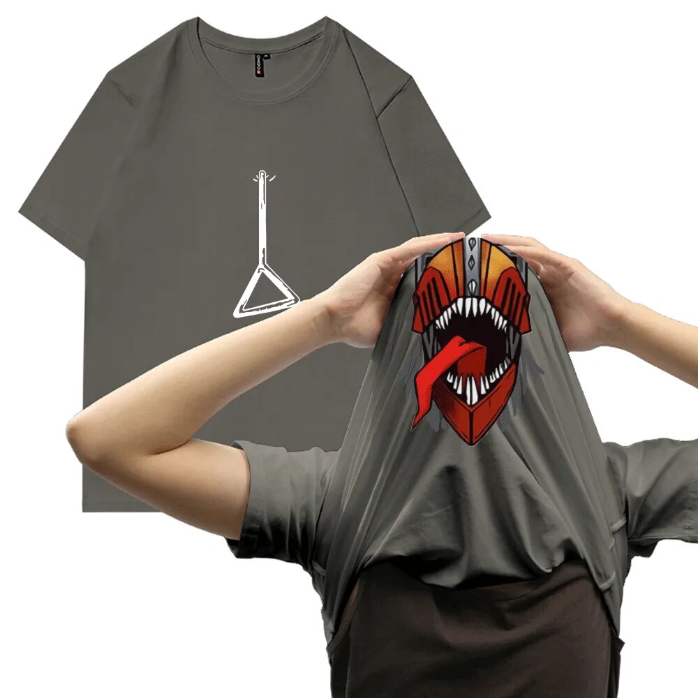 This shirt embodies the spirit of adventure in the world of Chainsaw Man . If you are looking for more Chainsaw Man Merch, We have it all!| Check out all our Anime Merch now!